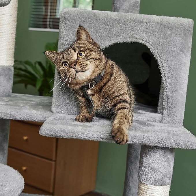 Catinsider 46.5 inches Cat Tree Multi-Level Cat Tower - Image 4