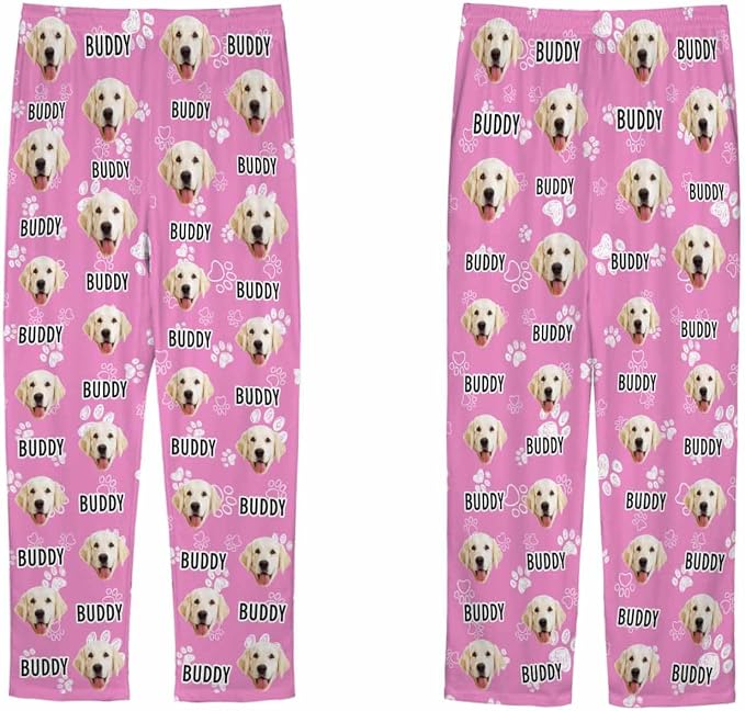 Custom Pajama Pants Women Personalized Face Pajamas Bottom Couple Pajama Pants - Image 6