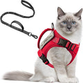 AIWAI Tactical Cat Harness for Walking Escape Proof, Adjustable Pet Vest Harness by AIWAIHarness