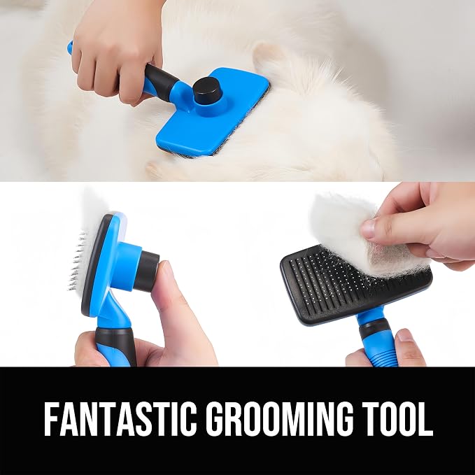 Design Patent Certificated Self Cleaning Slicker Brush - Image 3