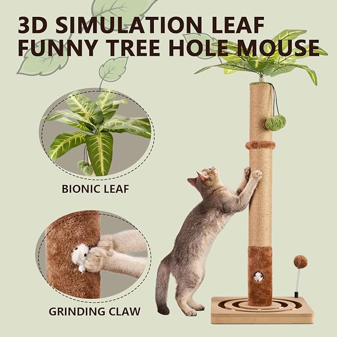 MECOOL Cat Scratching Post Sturdy and Premium Scratch Posts - Image 4