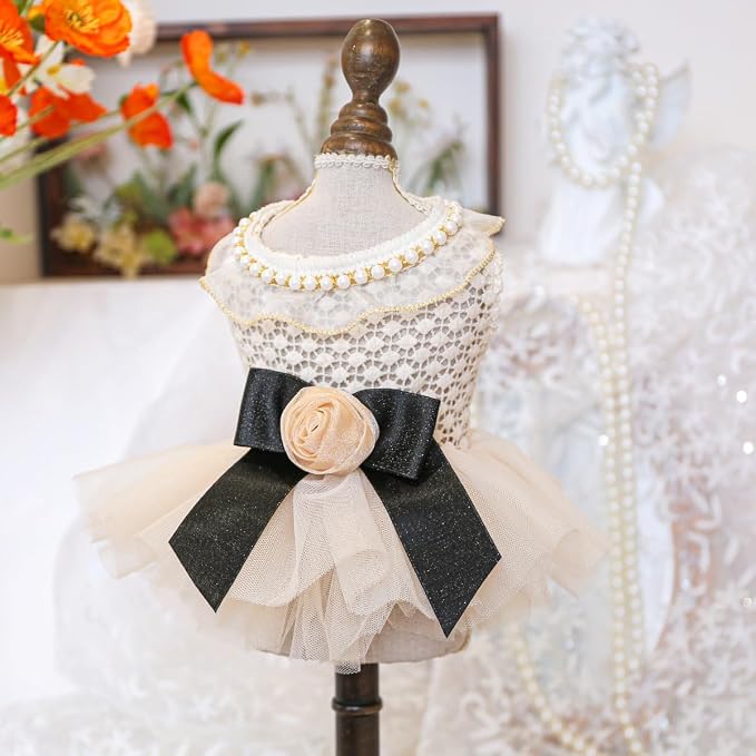 Fashion Sweet Puppy Dog Blingbling Princess Skirt Pet Dog Lace Cake Camisole - Image 2