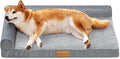 Patas Lague Orthopedic Dog Bed Large Sized Dog 36''X24'', Waterproof L Bolster by PatasLague