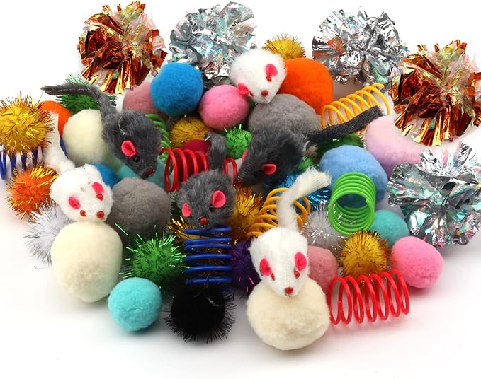 60 Pack Cat Toys - Image 8