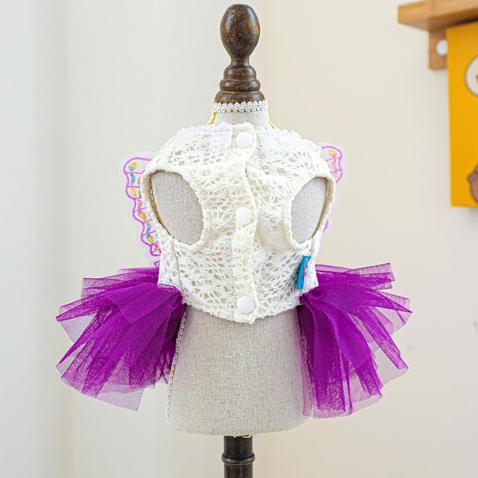 Fashion Sweet Puppy Dog Blingbling Princess Skirt Pet Dog Lace Cake Camisole - Image 3