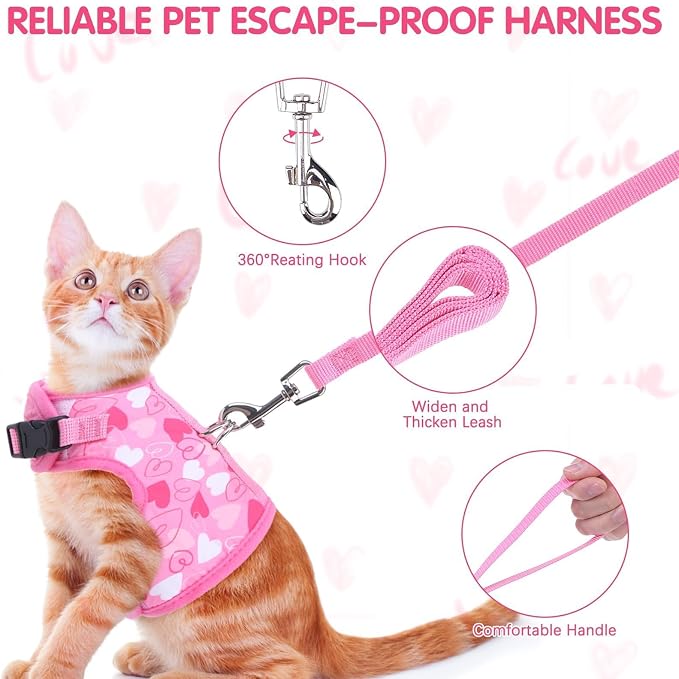BINGPET Cat Harness and Leash Set Escape Proof - Image 4