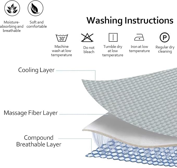 Trumoon Cooling Mat for Dogs and Cats, Pet 3D Pebble Cooling Blanket for Indoor - Image 5