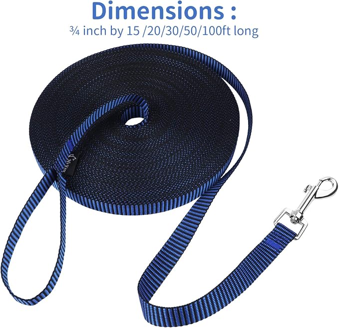 Hi Kiss Dog/Puppy Obedience Recall Training Agility Lead - 15ft 20ft 30ft 50ft - Image 4