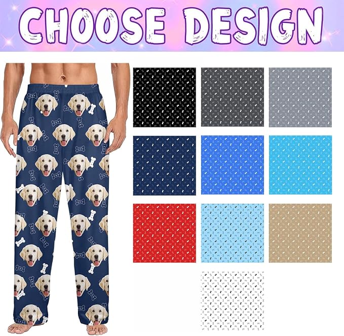 Custom Couple Pajama Pants Sock - Image 2