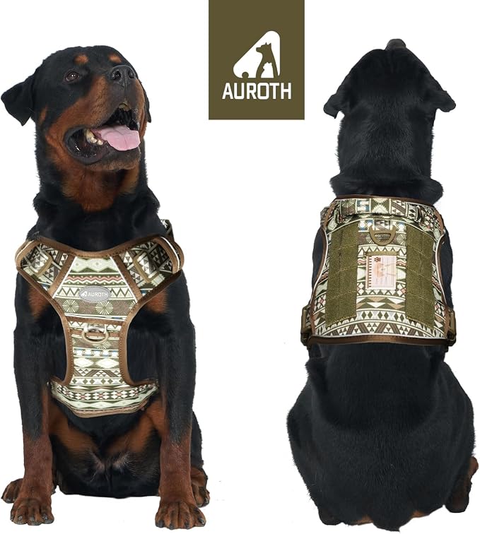 AUROTH Tactical Dog Harness for Large Dogs No Pull Adjustable Pet Harness - Image 9