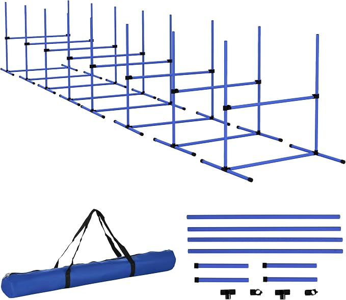 8 Piece Dog Agility Training Equipment by OPAHDN