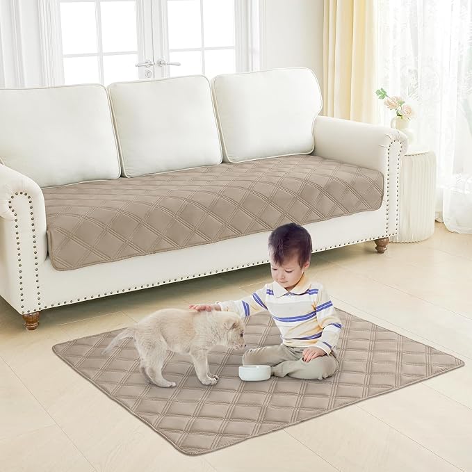 Smiry Waterproof Dog Bed Cover Blanket 40x80, Soft Reversible Pet Blanket - Image 7