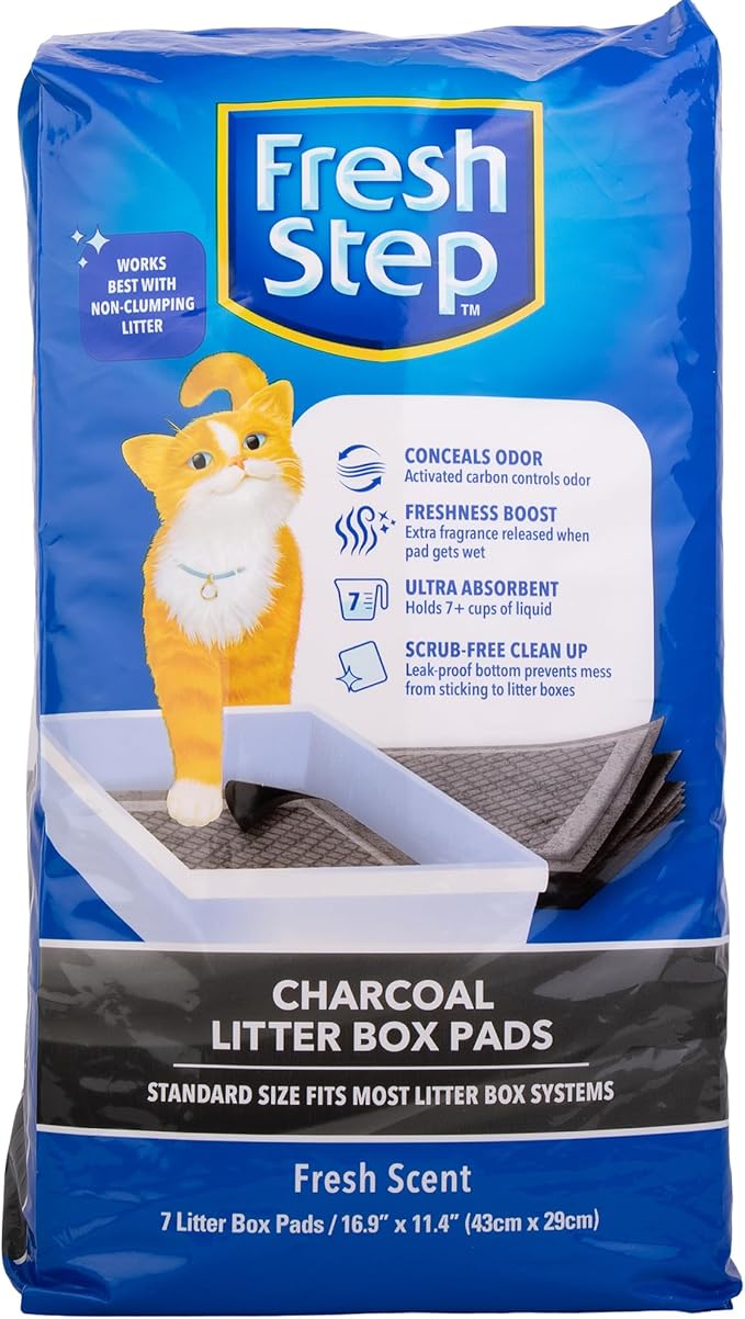 Fresh Step Charcoal Litter Box Pads by FreshStep