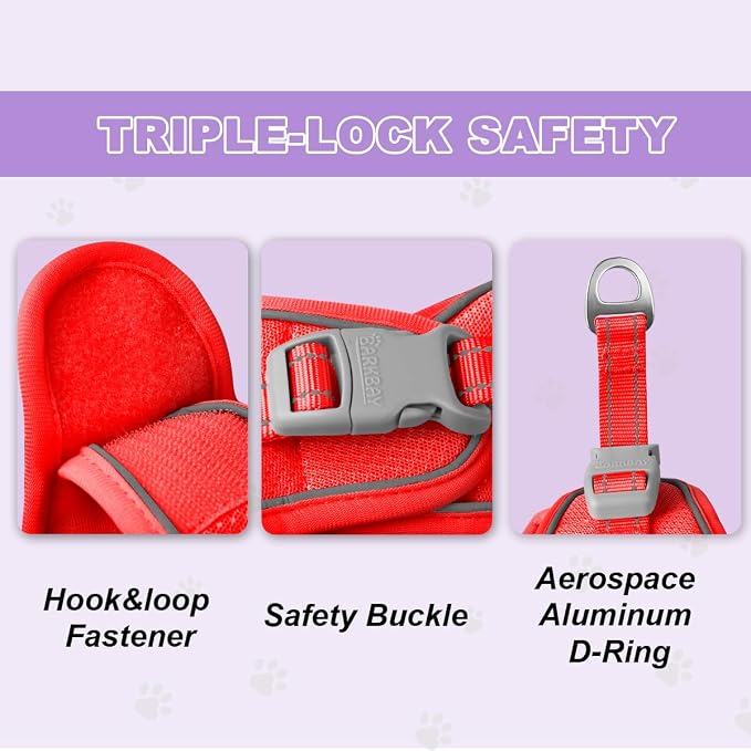 Cat Harness and Leash Set, Escape Proof Kitten Harness, Step in Adjustable Soft - Image 7