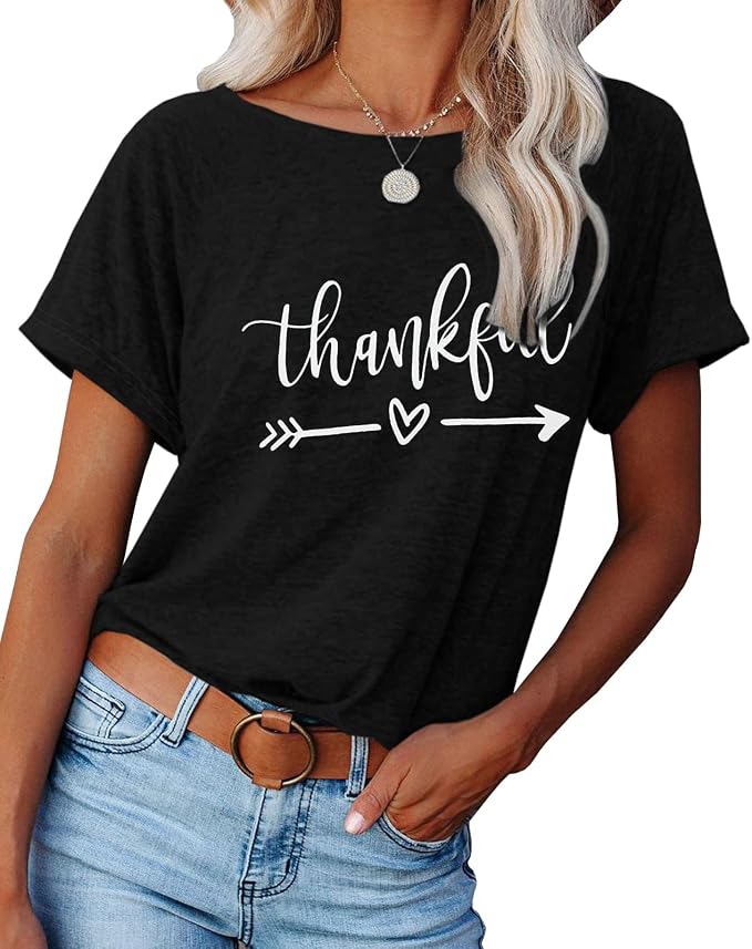 NIUBIA Women's T Shirts Summer Tops Simple Heart Graphic Shirts Sayings Short - Image 2