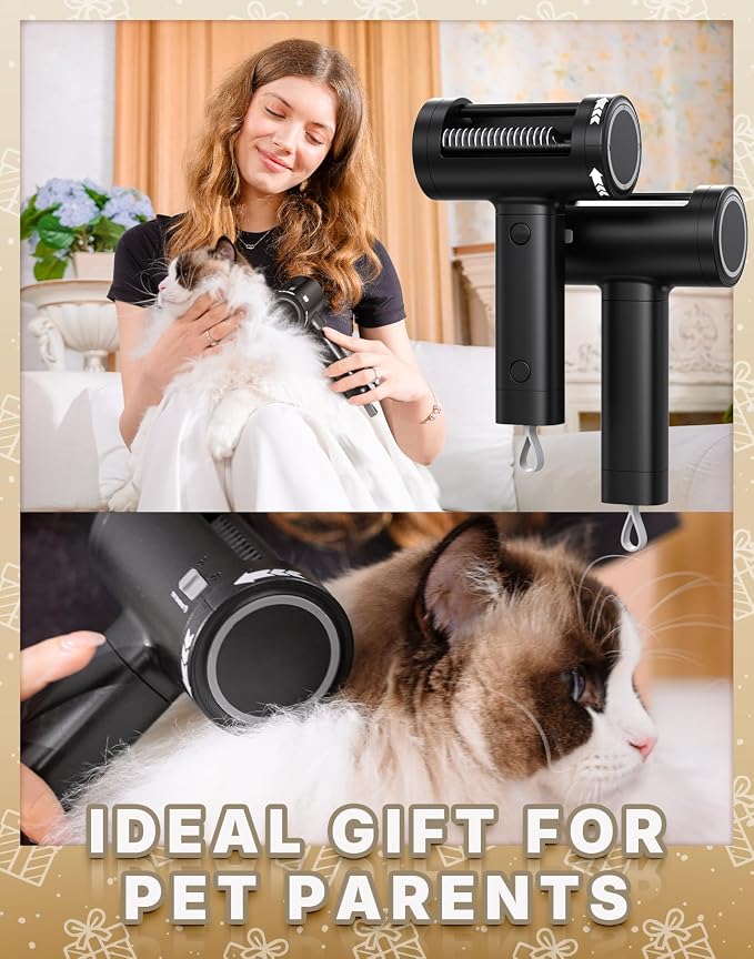 4-in-1 Cat Brush for Shedding, Undercoat Dog Grooming Rake for Deshedding - Image 9