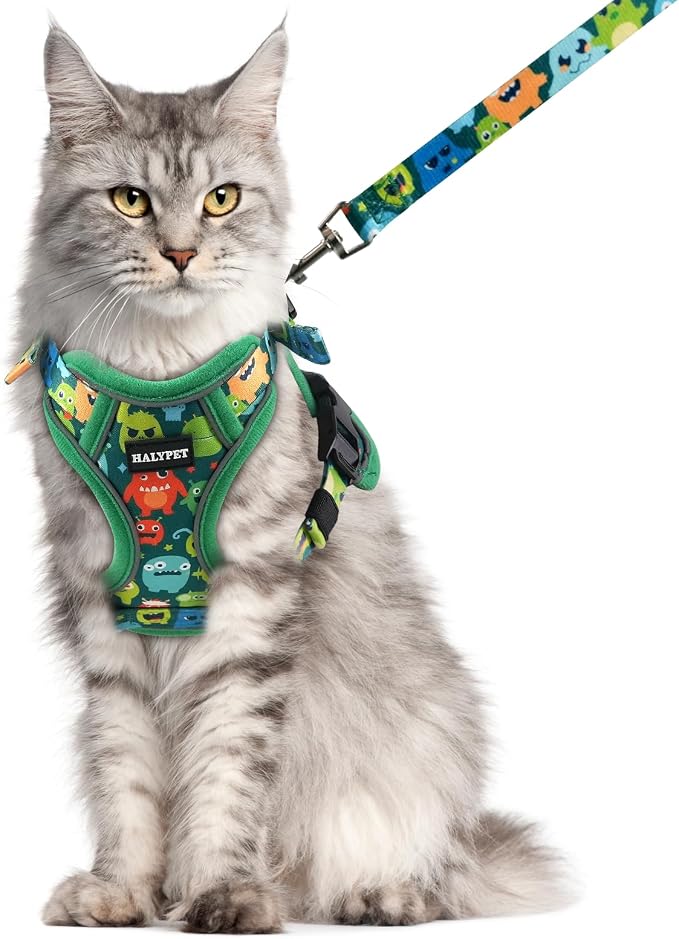 Halypet Cat Harness and Leash Set by DOMoreWithYourPet