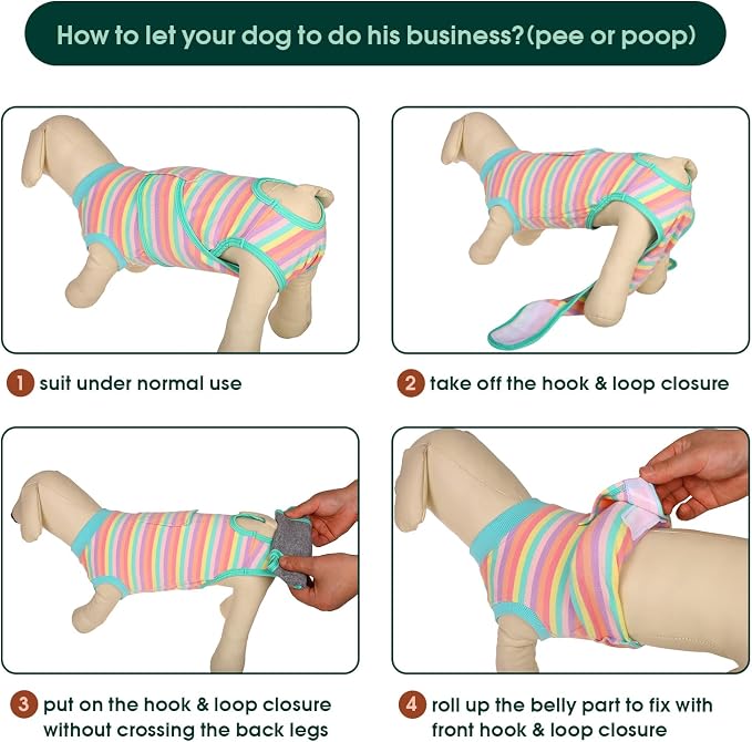Kuoser Recovery Suit for Dogs Cats After Surgery, Professional Pet Recovery - Image 4