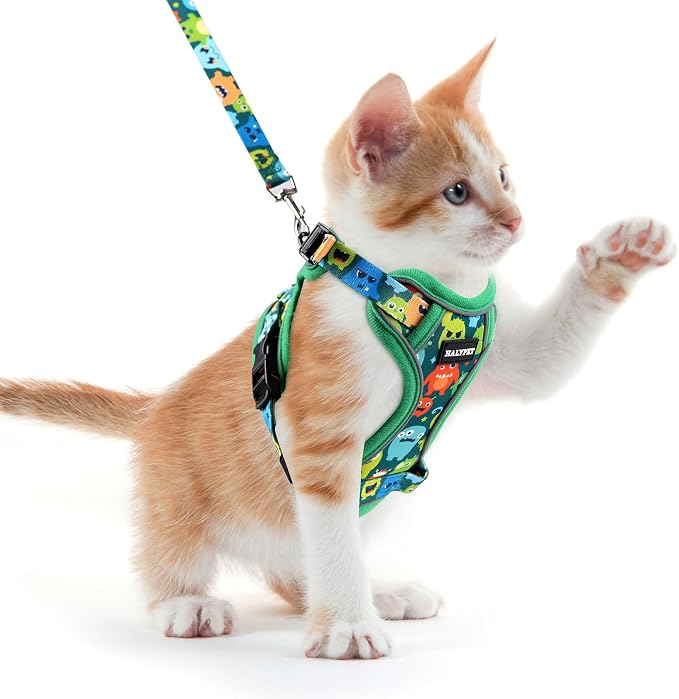 Halypet Cat Harness and Leash Set by DOMoreWithYourPet