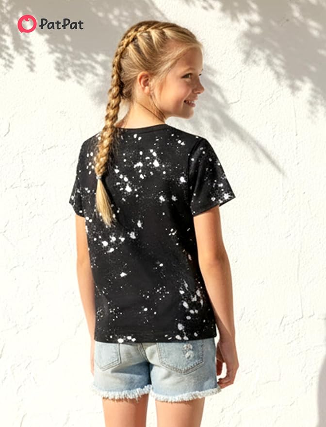 PATPAT Girls Crewneck Short Sleeve Graphic Tees Animal Print Shirts Cute Summer - Image 3