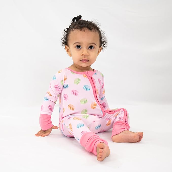 LollyBanks Baby Pajamas, Baby Romper 95% Bamboo Viscose and 5% Spandex - Image 3