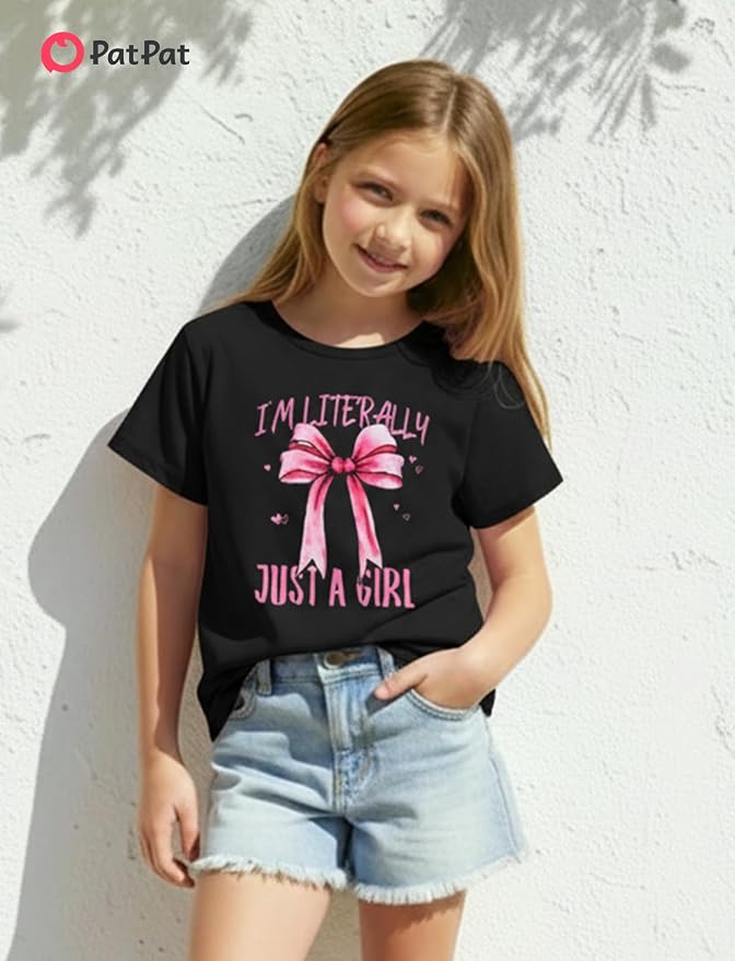 PATPAT Girls Crewneck Short Sleeve Graphic Tees Animal Print Shirts Cute Summer - Image 2