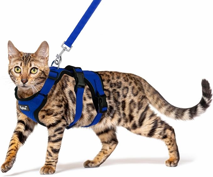 PUPTECK Cat Harness and Leash Set Escape Proof by PUPTECK
