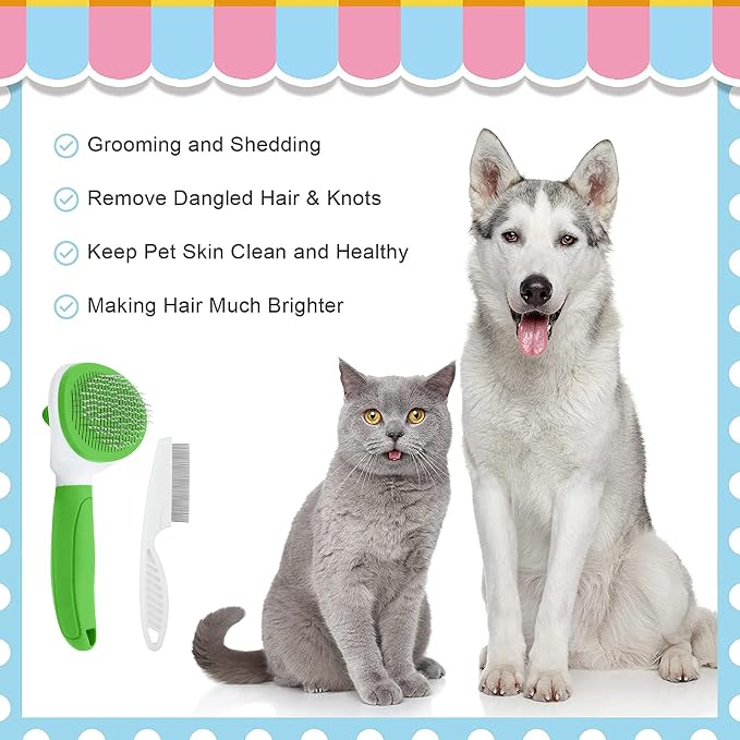 Cat Brushes for Indoor Cats, Dog Brush for Shedding - Image 4