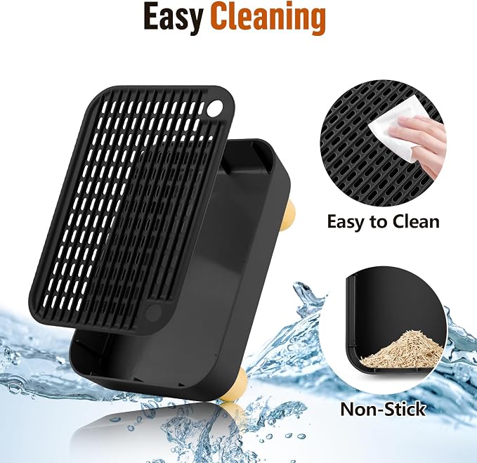 Cat Litter Box Step Ramp, Cat Litter Catcher Mat - Image 6