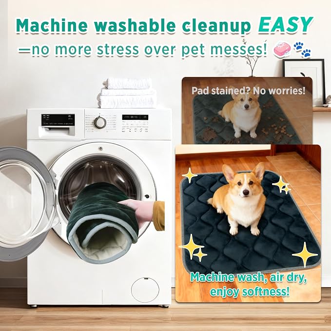 furrybaby Dog Crate Pad for Dog Cages Flat Crate Mat Kennel Pad - Image 7