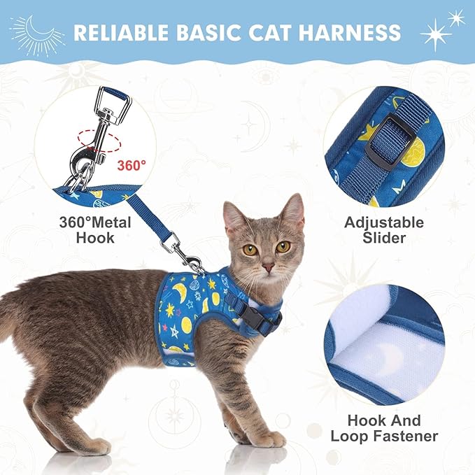 BINGPET Cat Harness with Leash Escape Proof - Image 4