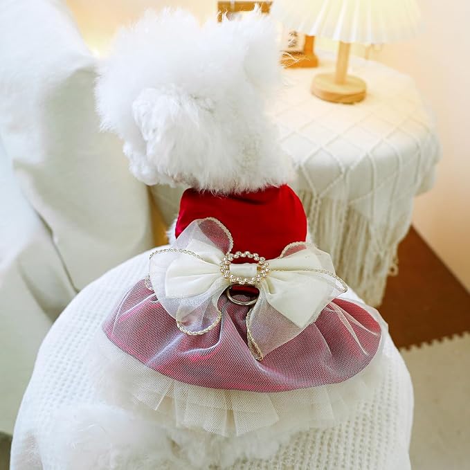 Fashion Sweet Puppy Dog Blingbling Princess Skirt Pet Dog Lace Cake Camisole - Image 6