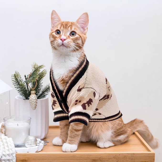 Small Dog Sweaters Cute Bear Dog Cardigans Clothes - Image 7
