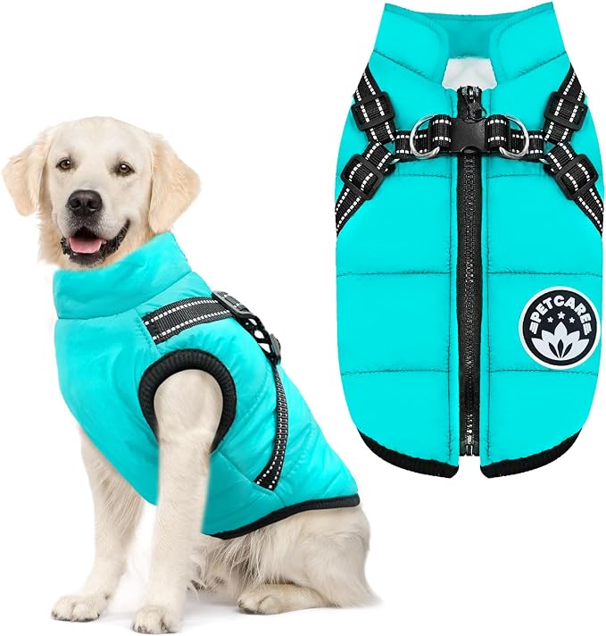 PETCARE Winter Dog Coat with Harness Built in Waterproof Dog Jackets Warm Pet - Image 8