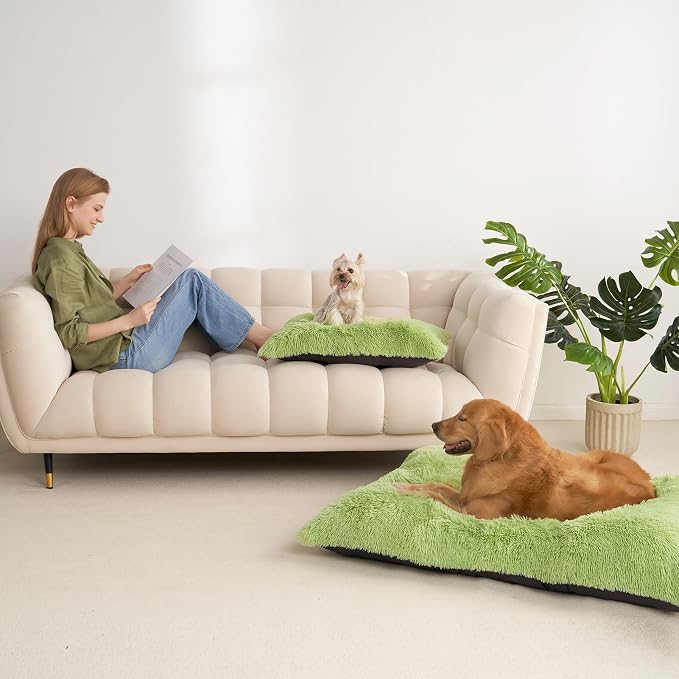 EHEYCIGA Fluffy XXL Dog Crate Pad, Plush Faux Fur Crate Bed - Image 9