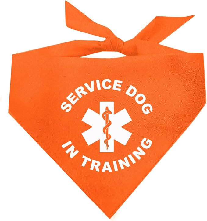 Service Dog in Training Dog Bandana by TeesTails