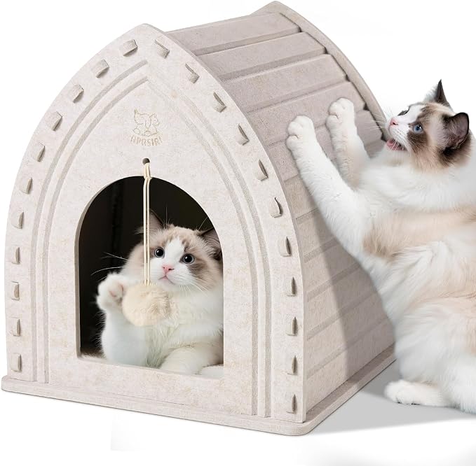 Apasiri Cat Houses for Indoor Cats: Cozy Indoor Pet Shelter by Apasiri