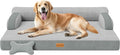 XL Orthopedic Dog Bed, Extra Large Dog Bed, Dual-Sided Pet Cooling Beds by CWAWZ