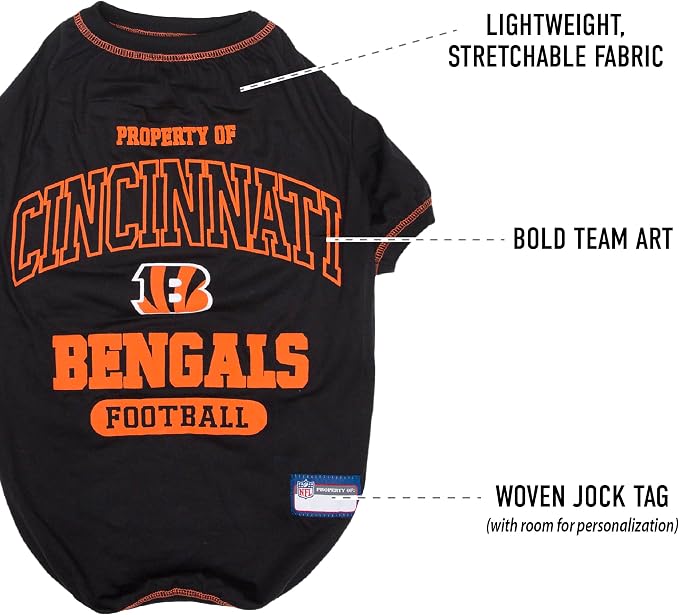 NFL Cincinnati Bengals Dog T-Shirt - Image 4