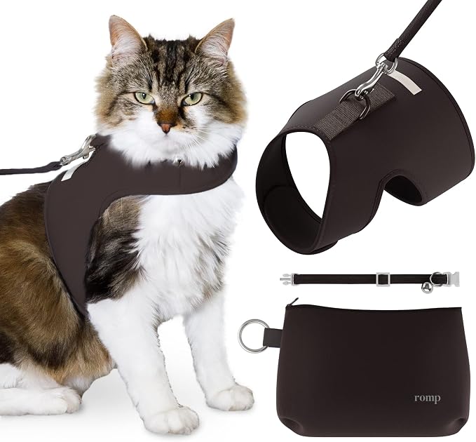Cat Harness, Collar & Leash Set by ROMP