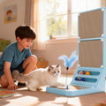 Cat Scratcher Cat Scratch Pad L Shape Wall Mounted Dual Use Kitten Bunifa by Bunifa