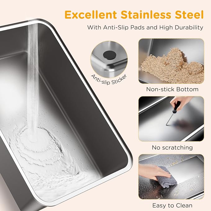 Stainless Steel Litter Box - Image 7