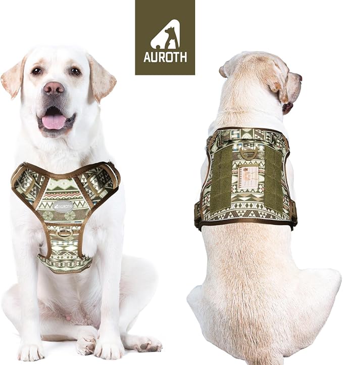 AUROTH Tactical Dog Harness for Large Dogs No Pull Adjustable Pet Harness - Image 9