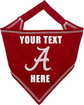 NCAA Alabama Crimson Tide Personalized Tie Bandana by PETSFIRST
