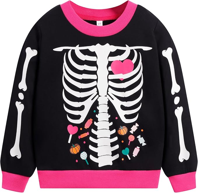 RETSUGO Toddler Baby Girls Sweatshirts Casual Pullover Crewneck Winter Long by RETSUGO