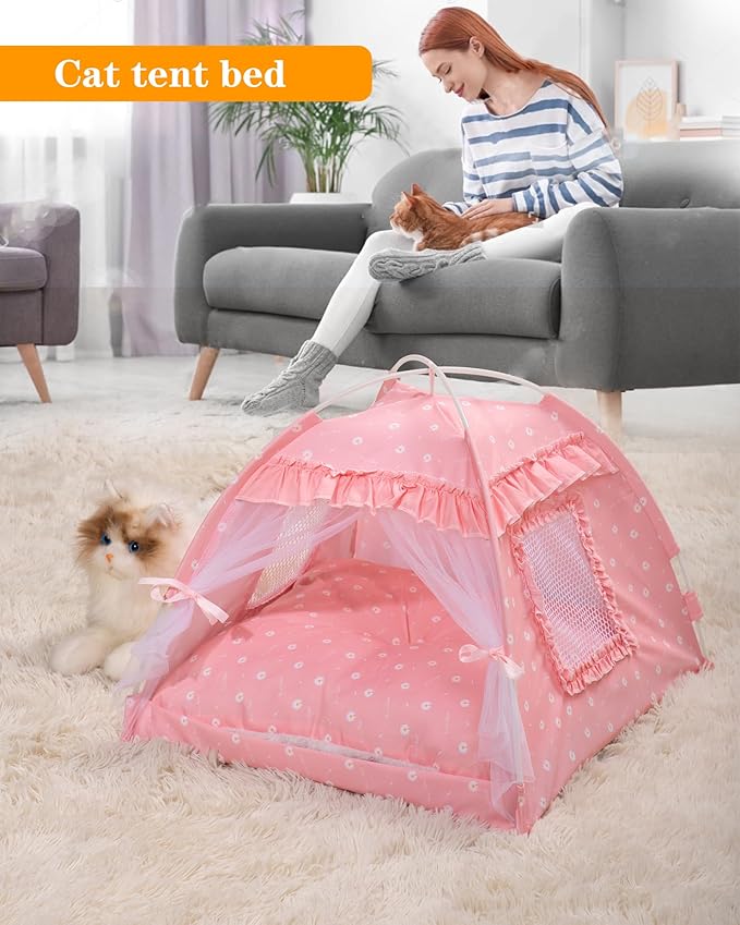 Cat Princess Bed Tent House - Image 2