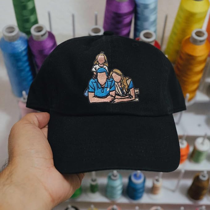 Personalized Dad Cap Fist Bump Dad Grandpa Cap - Image 3
