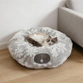 Grelife Cat Tunnel Bed for Indoor Cats, Cute Cat Tunnel Toys, Cat Donut Tunnel by Giveyourfamilygentlecare