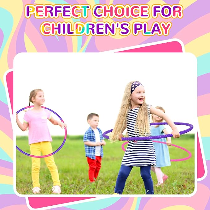 6 Pcs Exercise Hoop Detachable Fitness Rings Adjustable Plastic Toy Fitness - Image 6