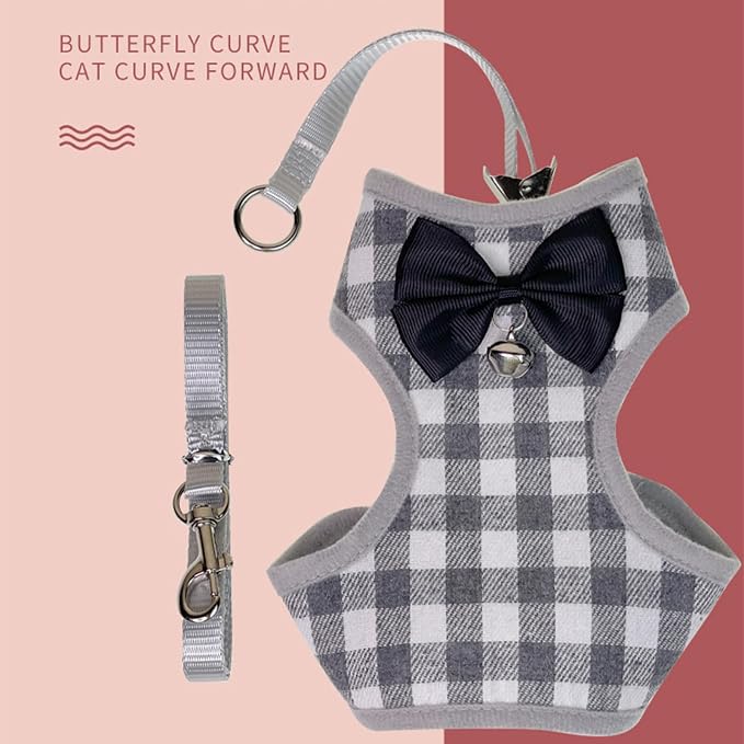 Cat Harness, Pet Escape Proof Walking Vest Strap, Adjustable Breathable Cat - Image 3